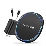 NANAMI ワイヤレス充電器 (20W出力 USB-C急速充電器に昇進) 置くだけ充電器 7.5W/10W