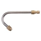 KESOTO ウォッシュノズル　アングルランス　1/4インチクイックリリース　耐久性　シルバー　ユニバーサル