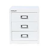 【BISLEY】ビスレー マルチ収納ケース / キャビネット Basic 12 ベーシック 12【3段】ホワイト / 白(H123NL/12/3) [並行輸入品]