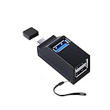 USBハブ、Type-Cハブ 3ポート USB3.0+USB2.0コンボハブ ポート 拡張超小型 軽量 高速携帯便利 (type-c)