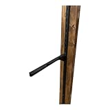 和気産業(Waki Sangyo) 1X4ピラシェル棚受 棚受け金具 1X4材 3枚用 左 256mm ピラシェルシリーズ 棚板 壁面 収納 1枚入 黒 WPS010