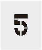 IM ステンシル 5 文字サイズ150×90mm AST65