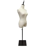 WEIMALL トルソー レディース 9号 高さ140～180cm マネキン 上半身 パンツ・スカート対応 高さ調節可能 ディスプレイ スチール脚