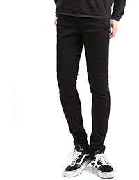 JIGGYS SHOP ストレッチ スキニーパンツ メンズ スリムパンツ チノパン 細身 カツラギ素材 美脚シルエット 無地