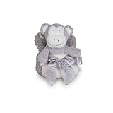 Barefoot Dreams CozyChic Pocket Buddies - Monkey - Dove [並行輸入品]