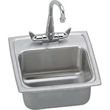 Elkay BLR150C Gourmet Lustertone Sink Package, Stainless Steel [並行輸入品]