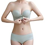 [Olabela] ブラジャー ショーツセット ストラップレスブラ 紐なしブラ バストアップ ブラ 脇高 谷間メイク