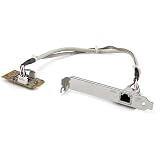 StarTech.com mini PCI Expressカード接続GbE有線LANアダプタ ミニPCIe x1 オス - RJ45 メス ロープロファイルブラケット付き ST1000SMPEX
