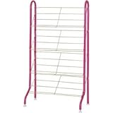 シューズラック(靴立て) スチール スリム 【8足まで収納可】 幅54cm ピンク【代引不可】 生活 [並行輸入品]