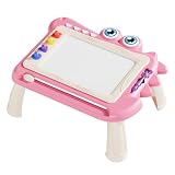 Hangkaibh お絵描きボード カラフル おえかきボード 知育玩具 子供 お絵かきボード落書きボード 3才以上(ピンク)