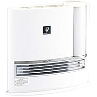 シャープ プラズマクラスター搭載 加湿機能付 セラミックファンヒーター ホワイト HX-H120-W