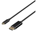 ＢＵＦＦＡＬＯ ディスプレイ変換ケーブル ＵＳＢ Ｔｙｐｅ－Ｃ － ＤｉｓｐｌａｙＰｏｒｔ ２ｍ ブラック BDCDP20BK