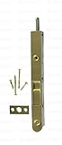 Premium Quality Door Flush Bolt with Strike and Screws (Brass) [並行輸入品]