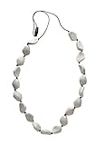 Teething Bling Grey Gemstones Teether Necklace [並行輸入品]