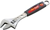 Amtech 10-Inch Adjustable Wrench Injected Grip [並行輸入品]