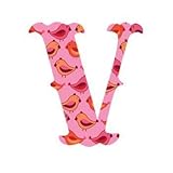 WallCandy Arts Luv Letters Birds Wall Stickers, V [並行輸入品]