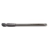1セット4ピース磁気マイナスドライバービットセット1/4 "六角シャンク100ミリメートル長い3ミリメートル/4ミリメートル/5ミリメートル/6ミリメートルマイナスドライバービットセット