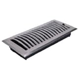 American金属製品ru412spcsnrインチx 12インチサテンニッケルメッキ床Diffuser
