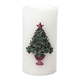 Northern International cat1042362whvn 6-inchツリーCandle withタイマー