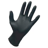 SAS Safety 66544 Professional Black Nitrile Gloves- Xlarge by SAS Safety