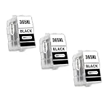 キヤノン用 BC-365 BC-366 互換 詰め替えインクカートリッジ ブラック顔料 BC-365XL(ブラック)×3 大容量 個包装 補充インク 対応機種:PIXUS TS3530