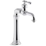 Kohler k-72763 – 9 MアーティファクトGentleman 'sシングルハンドルバスルームシンク蛇口、 K-72763-9M-CP