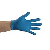 UltraSource 441260-L Disposable Nitrile Gloves, 5 mil, Powder Free, Dark Blue, Size Large (Box of 15