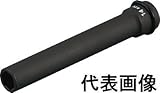【KTC】 12.7sq.インパクトレンチ用ロングソケット（薄肉）　ピン・リング付 ［型番:BP4LL-19TP]