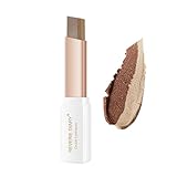 SWEET NIGHT グラデーション アイシャドウペン パール光沢のある細かいラメ ウォータープルーフ にじみにくい 立体的なアイメイク 輪郭明るく真珠光沢のあるダブルエンドアイシャドウスティック 6色 コーヒーブラウン （04-アースカラー）