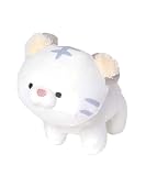 ACCENT アクセント モフモフレンズ テノリマスコット ぬいぐるみ 手のひらサイズ (ホワイトタイガー)