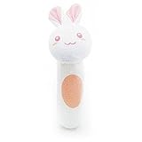 (トイホーム)Toy home赤ちゃん　ガラガラおもちゃ　動物デザイン　握力を鍛える　押すと音が出る　3個