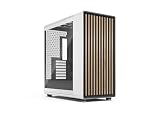 Fractal Design North XL RC Chalk White TG Clear オーク材 強化ガラスパネル採用 フルタワー PCケース ホワイト FD-C-NOR1X-06 CS9181
