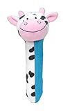 Cow Squeakaboo Squeaker and Rattle Toy
