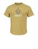 NFL New Orleans Saintsメンズup4 Tシャツ、収穫ゴールド、ミディアム