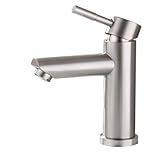 洗面用水栓 洗面台 混合水栓 洗面蛇口 ステンレス 浴室用水栓金具 洗面 洗髪用 蛇口 シングルレバー混合栓 温 冷 切換え 泡沫水流 ホース付き