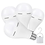 LED電球 停電時自動点灯ライト E26 40W形相当 6W 昼光色 高輝度480lm フック付き バッテリー内蔵 非常灯 非常用電球 非常