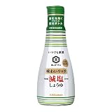キッコーマン食品 いつでも新鮮味わいリッチ減塩しょうゆ 調味料 醤油 200ml×6本
