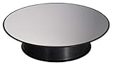 プラッツ バッテリーターンテーブル200 電池式 ブラック 単三電池使用 直径200×全高42mm 最大荷重400g PMM-10bk ディスプレイ用アクセサリ