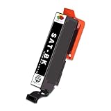 【TAKEYUKI】SAT-BK サツマイモ ブラック 互換インクカートリッジ 互換品 互換用 インク SAT-6CL 純正品併用 増量 大容量 ICチープ搭載 残量表示 個包装 対応機種：EP-712A EP-713A EP-714A EP-715A EP-812A EP-813A EP-814A EP-815A インク