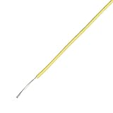 協和ハーモネット UL耐熱ビニル絶縁電線 黄 リール巻UL1007 AWG18 50m<YL>