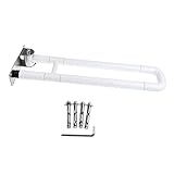 Baoblaze 安全グラブバー ステンレス 折り畳み 手すり トイレ バスルーム 便利 高齢者 身の不自由者 全２色選択 - 白