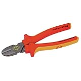 C. K Tools 431005 RedLine VDE Insulated Diagonal Cutting Pliers, 7-3/8-Inch OAL [並行輸入品]