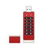 Uniiitie 1 個の暗号化 USB フラッシュ ドライブ ハードウェア パスワード メモリ スティック (キーパッド付き) USB 3.0 ディスク フラッシュ 32GB