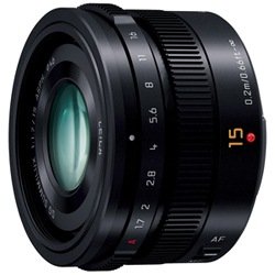 パナソニック 【マイクロフォーサーズ】LEICA DG SUMMILUX 15mm/F1.7 ASPH.（ブラック）