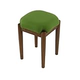 木製スツール 【玄関イス・来客いす】 (M グリーン)