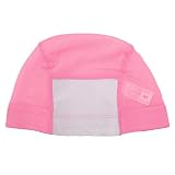スイムキャップ 名前の書ける スイミングキャップ メッシュ 水泳帽子 キッズ 子供 大人 BD010 ピンク M