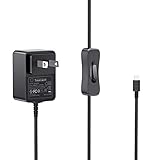 TRASKIT ラズベリーパイ3B電源 5V 3A スイッチ付きMicro USB電源 ケーブル長1.5M PSE認証 RPi 3b+適用
