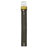 YKK メタルックスタフ ファスナー アンティックゴールド 20cm止め #305 カーキ 5VMTAG-20BL
