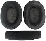 オーディオファン Sennheiser HD598 HD515 HD555 HD595 HD518 等 対応 交換用 イヤーパッド ヘッドバンドクッション セット ベロア ブラック 約115×85×21mm