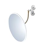 信栄物産 防犯ミラー室内用　ﾏｸﾞﾈｯﾄﾀｲﾌﾟ 丸型　310φ　枠：白 ＃H-30M-W